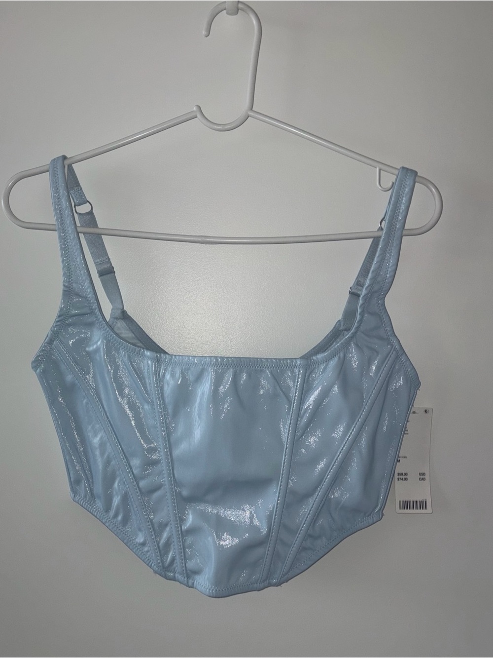Urban Outfitters Out From Under Faux Leather Corset Top - New With Tags
